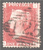 Great Britain Scott 33 Used Plate 129 - IE